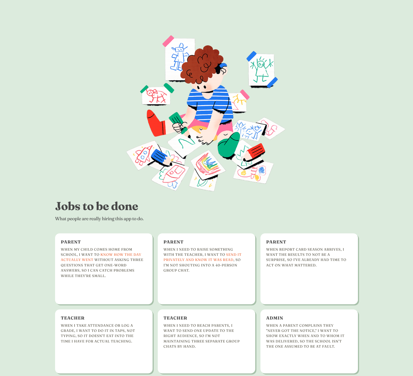 User flows
